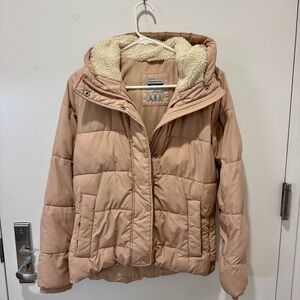 Abercrombie Sherpa Ultra Puffer Jacket - Size Small
